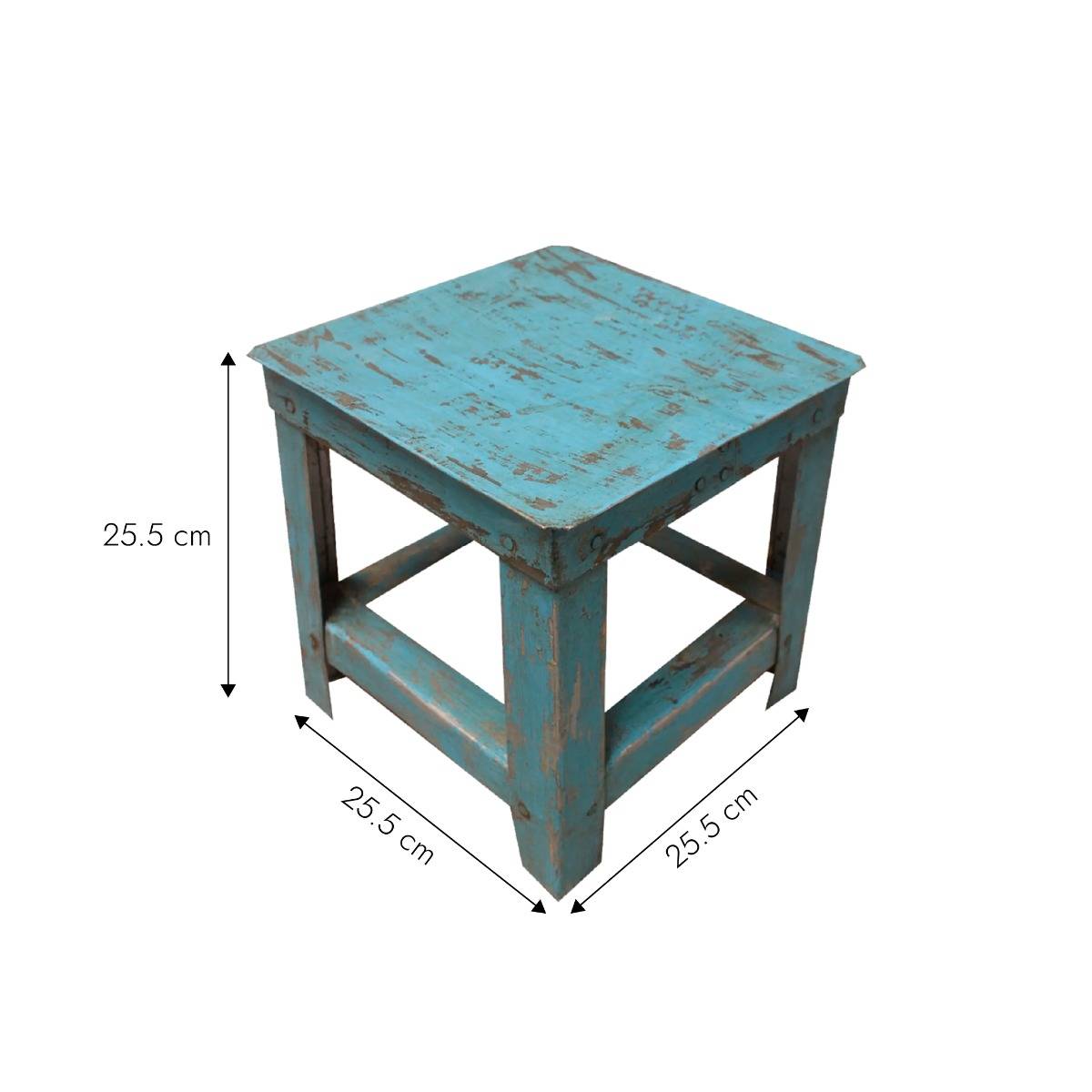 Petit tabouret en métal Alban