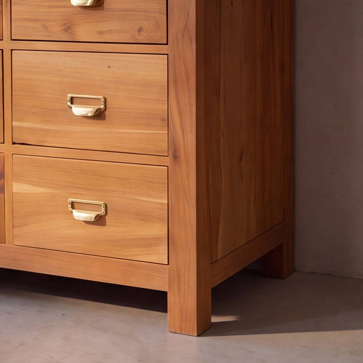 Vaisselier en bois d'acacia Magda
