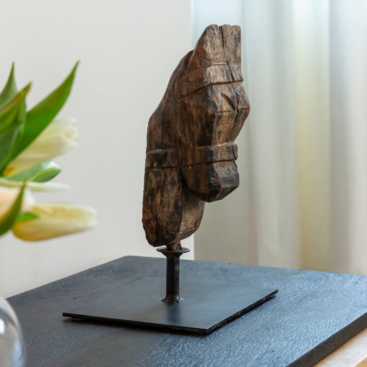 Sculpture En Bois Couple 2D - Décoration Plate Bureau, Cadeau Romantique, Bois De Hêtre Imprimé