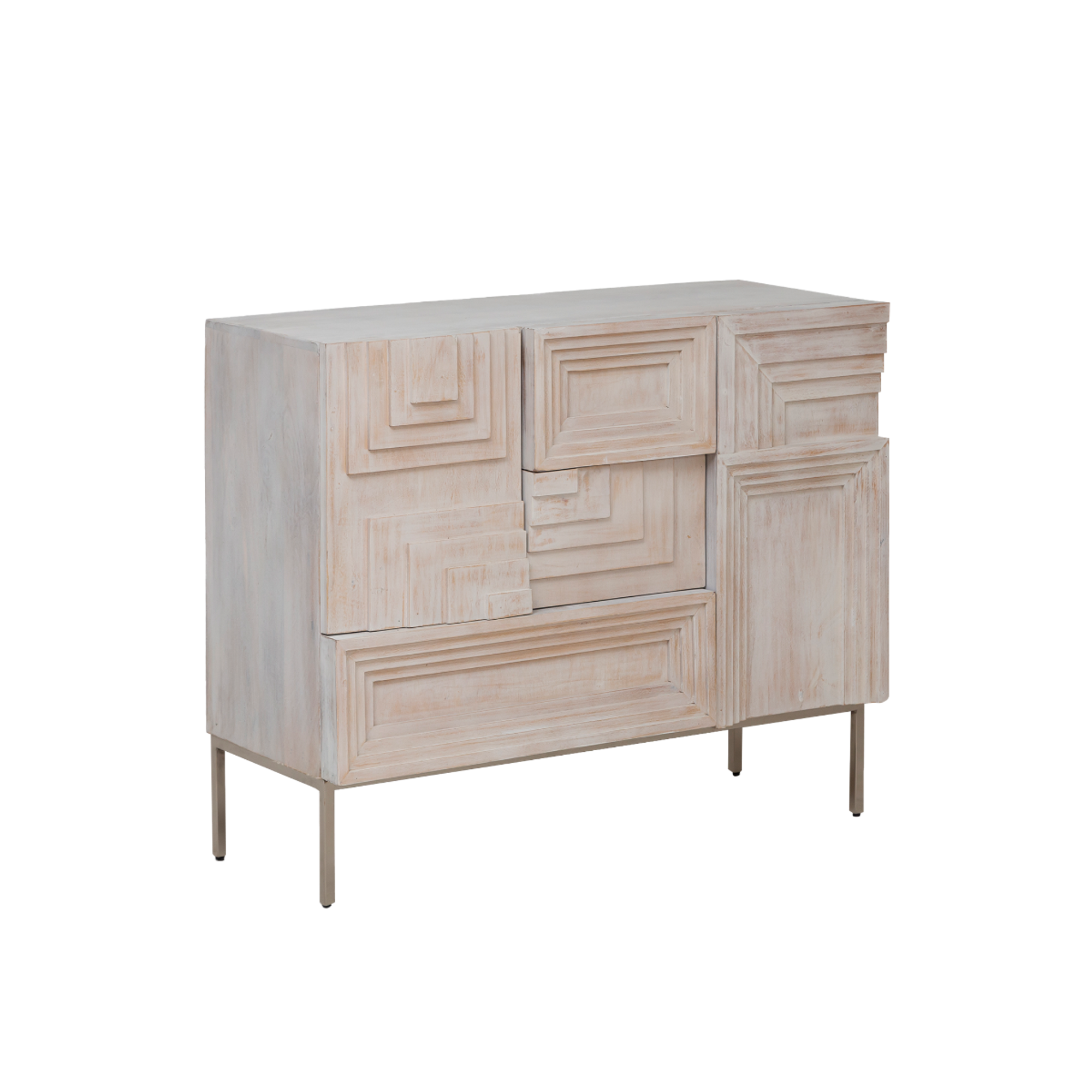 Petit buffet en bois de manguier Tristan