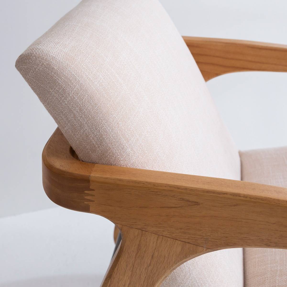 Rocking chair en bois de mindy Suzie