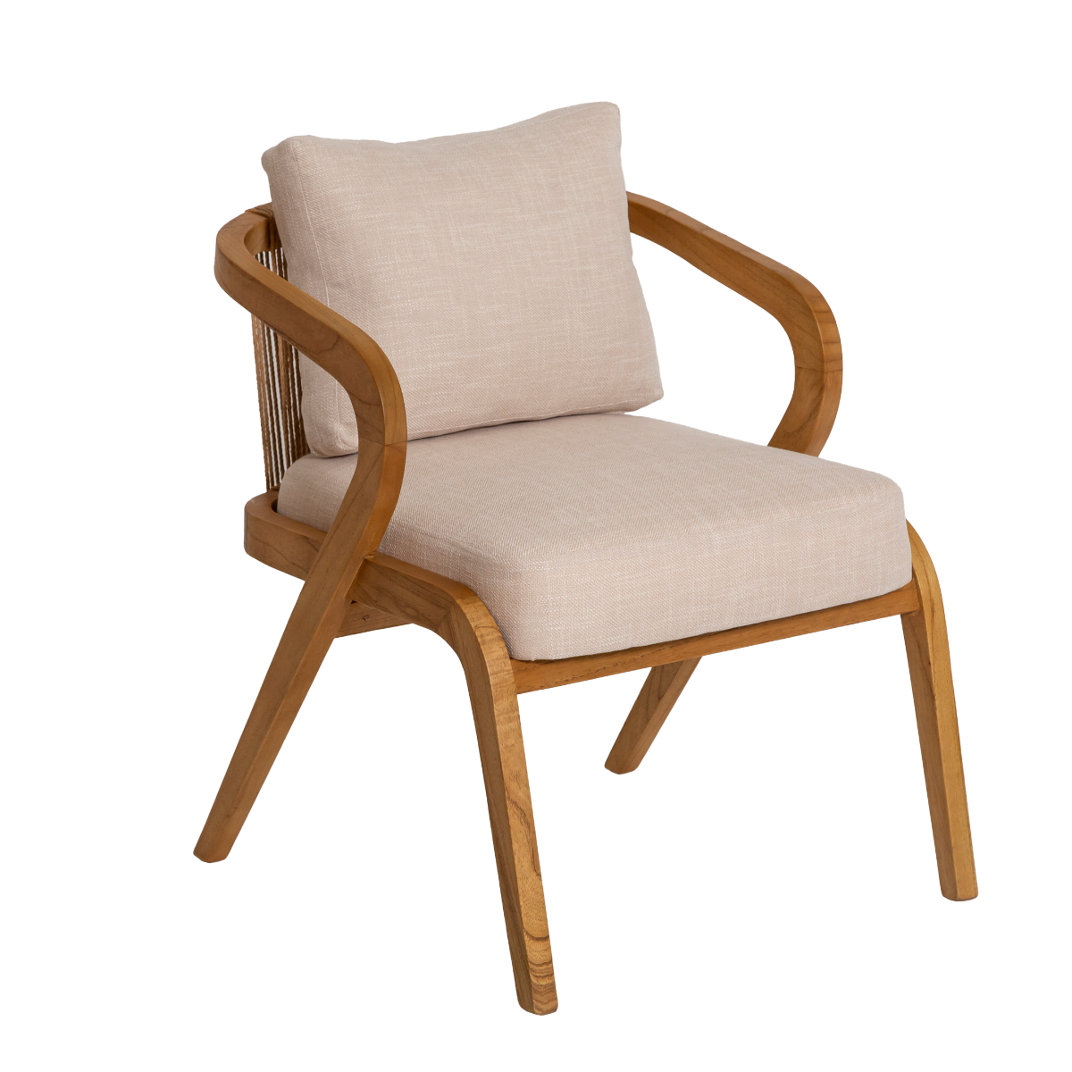 Fauteuil en bois de mindy Suzie