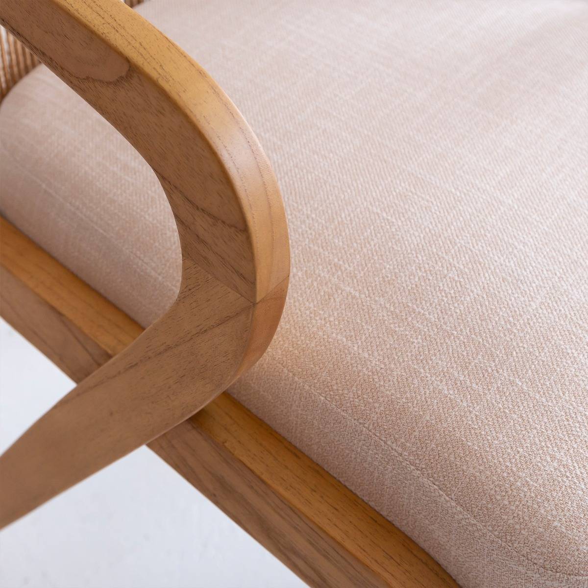 Fauteuil en bois de mindy Suzie