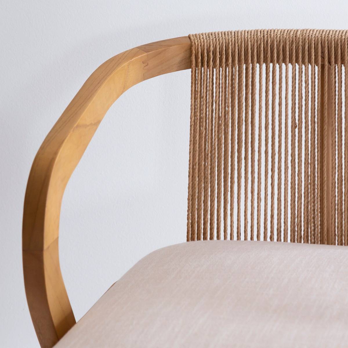 Fauteuil en bois de mindy Suzie