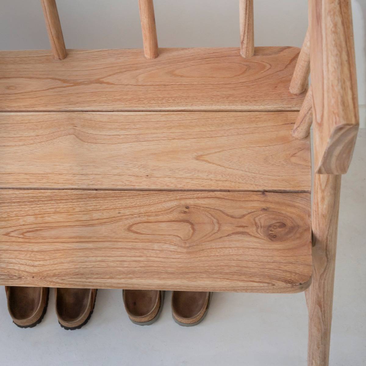 Banc en bois de teck brut June