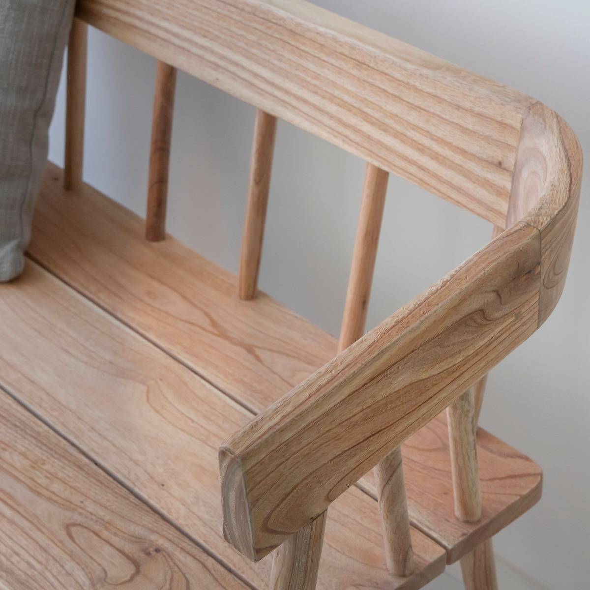 Banc en bois de teck brut June