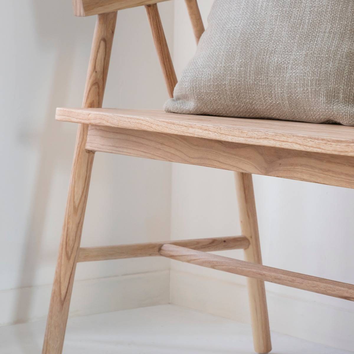 Banc en bois de teck brut June