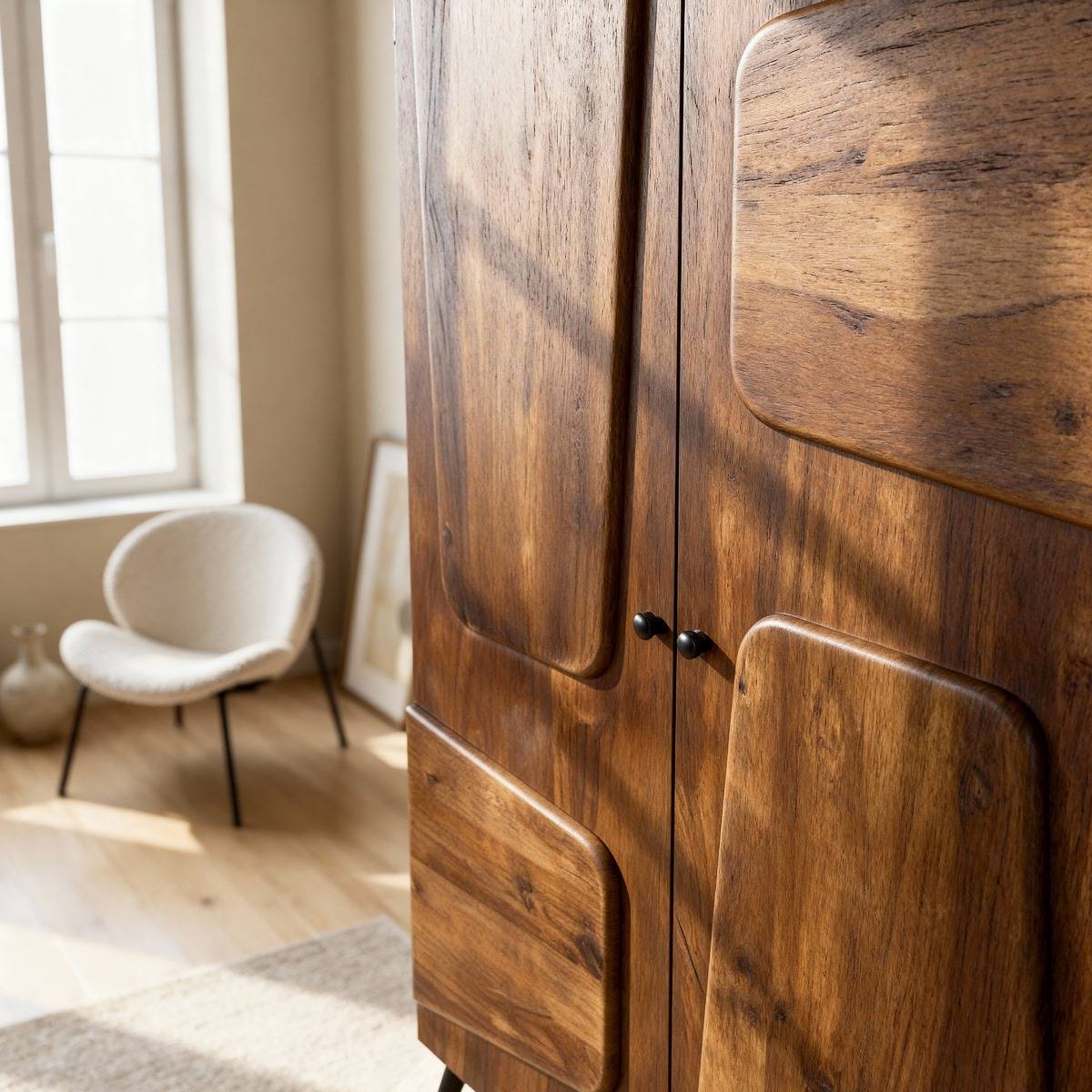 Armoire en bois de manguier Gavin