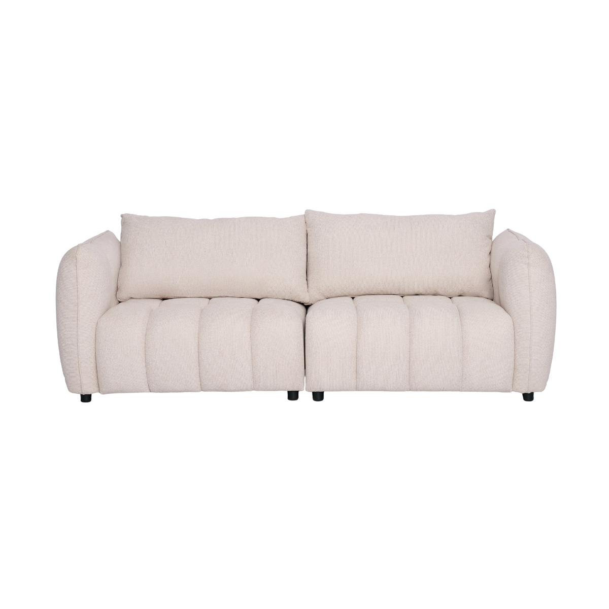 Canapé en tissu beige Kaori