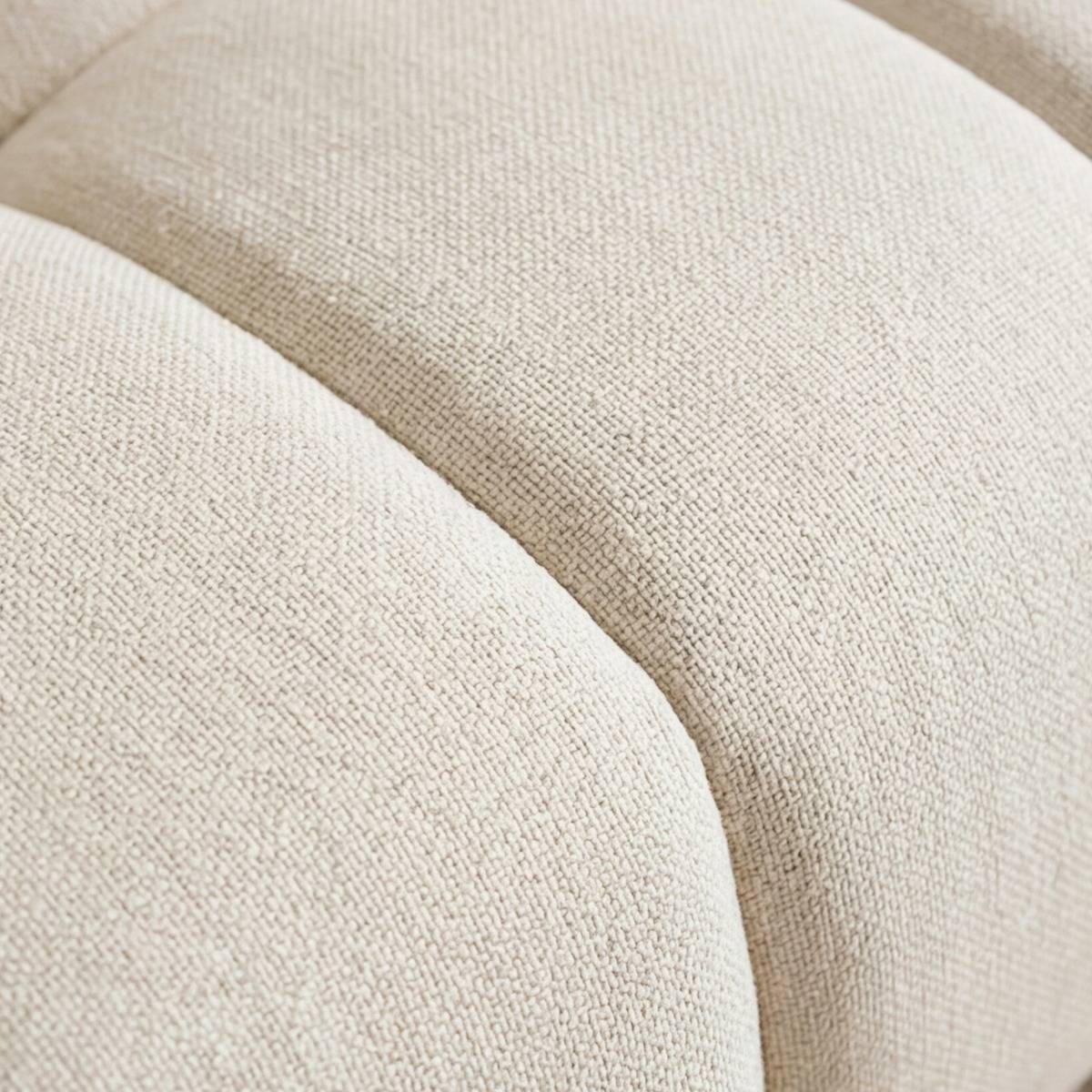 Canapé en tissu beige Kaori