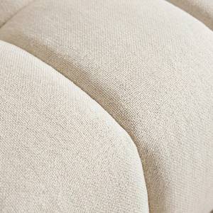 Canapé en tissu beige 3 places Kaori