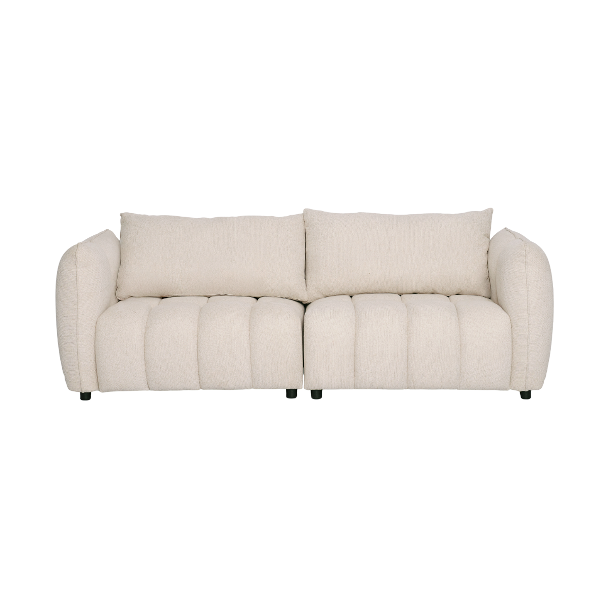 Canapé en tissu beige Kaori