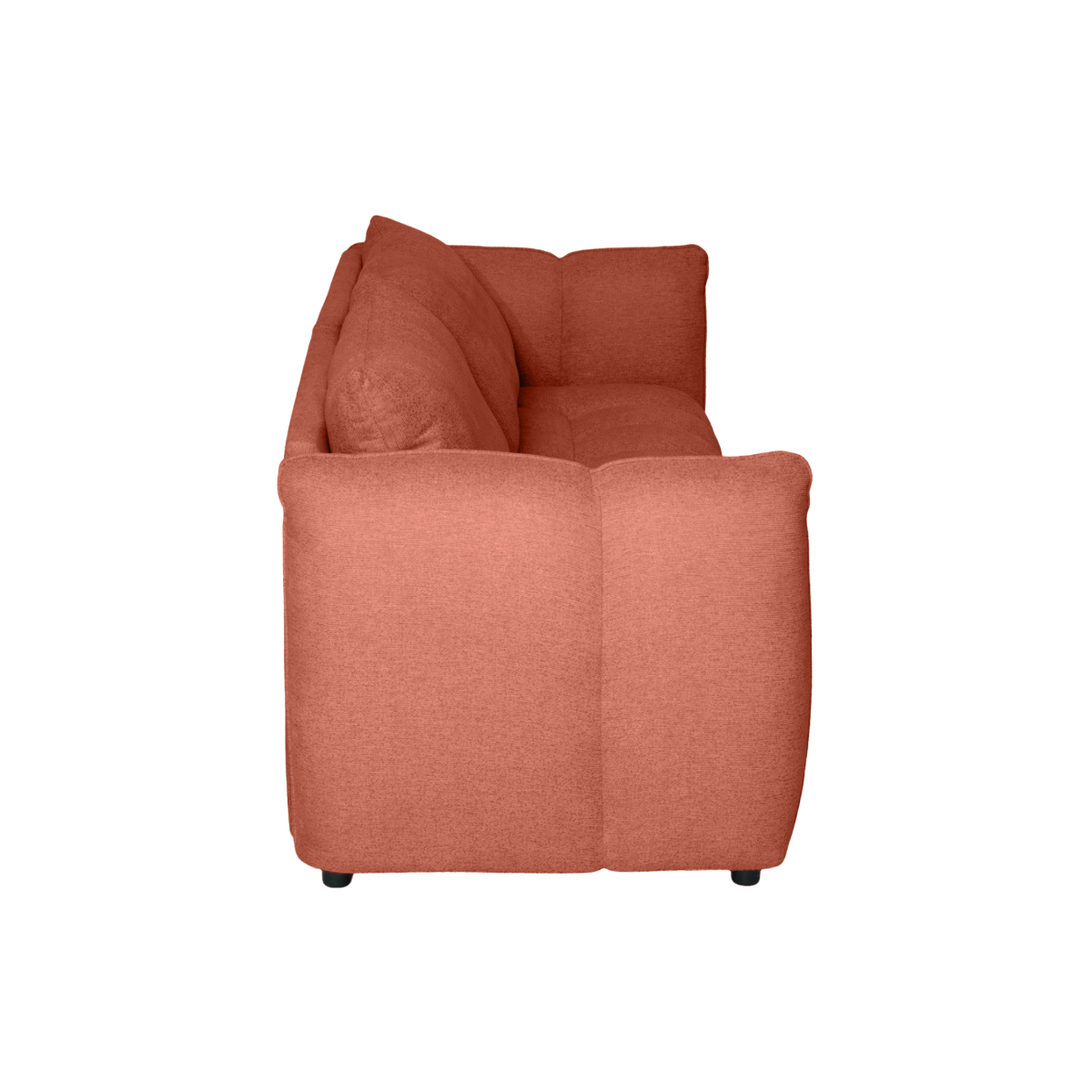 Canapé en tissu terracotta Kaori