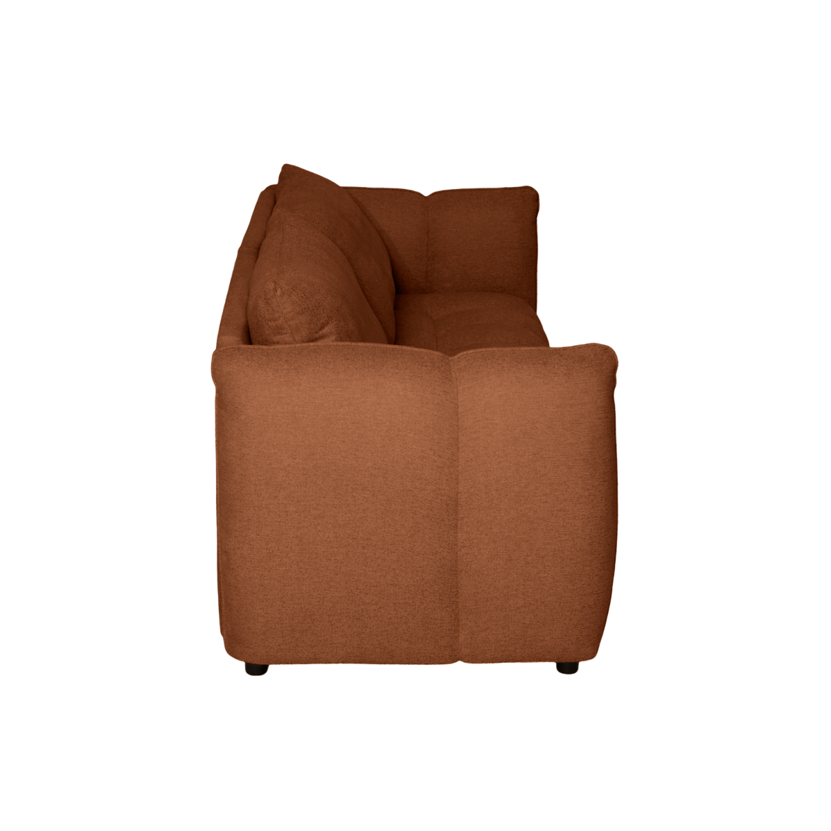 Canapé en tissu terracotta Kaori