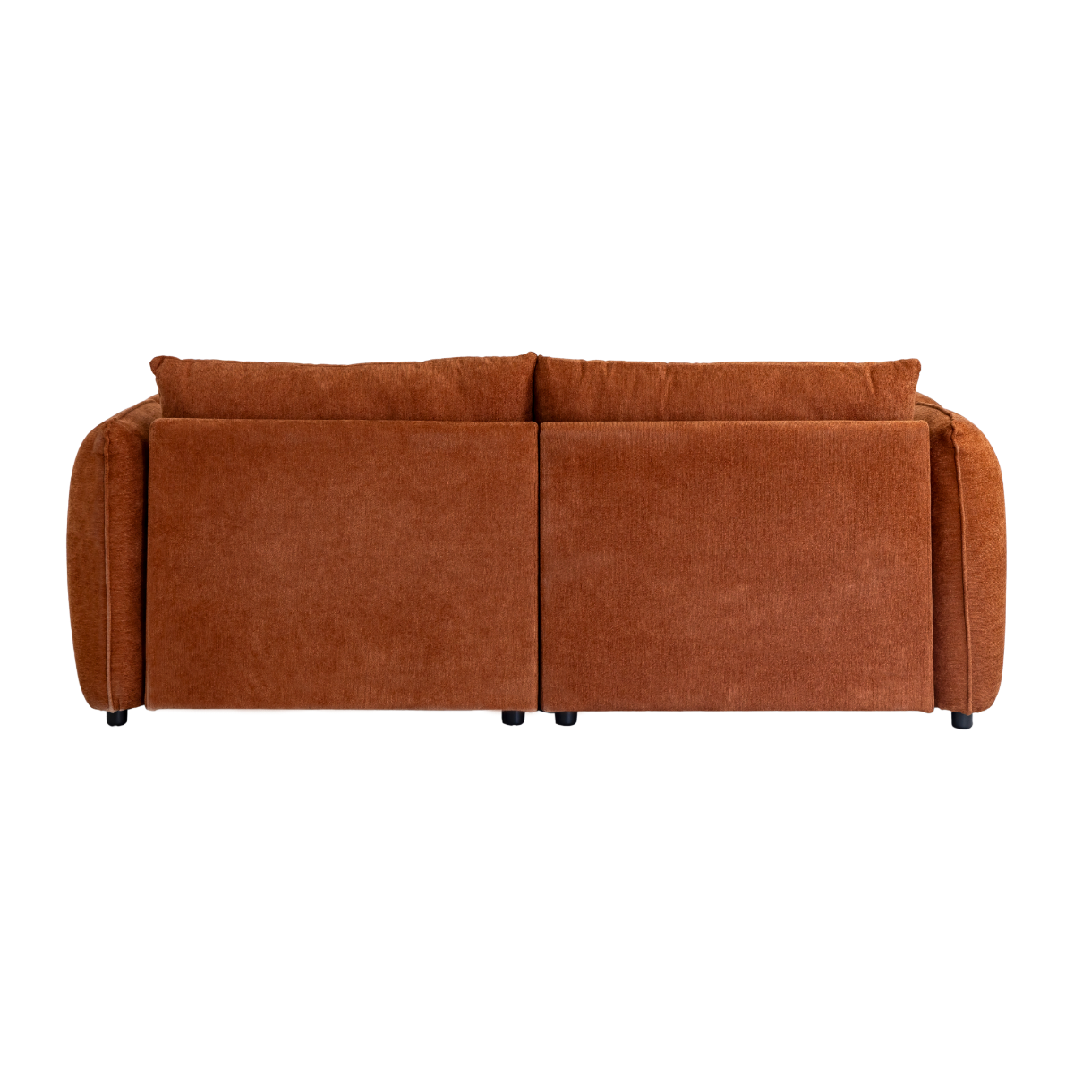 Canapé en tissu terracotta Kaori