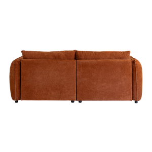 Canapé en tissu terracotta Kaori