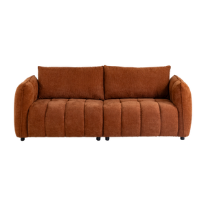 Canapé en tissu terracotta Kaori