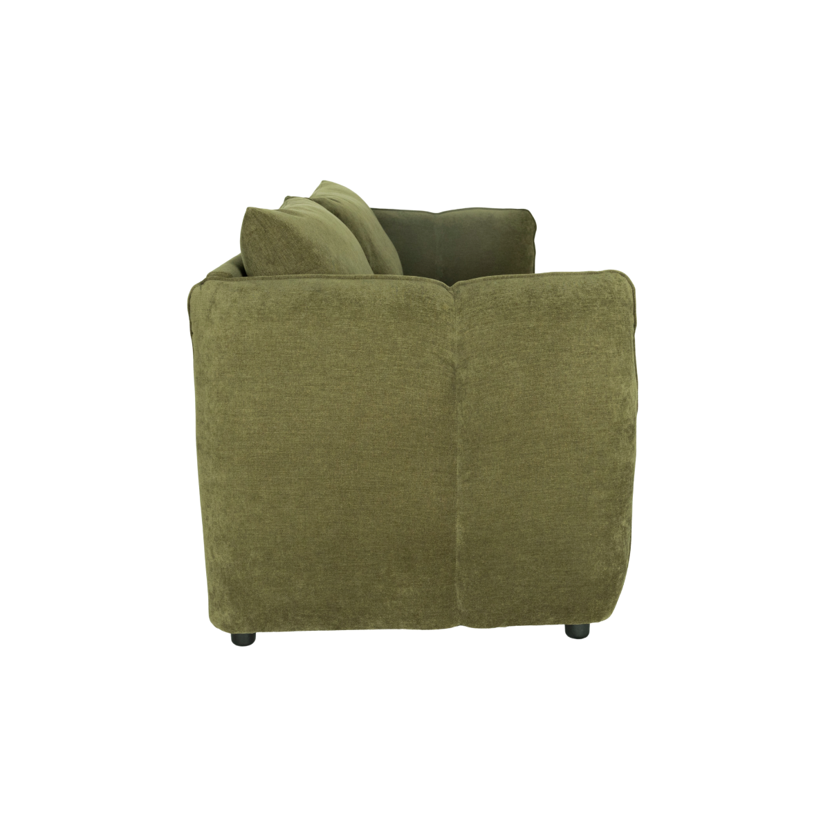 Canapé en velours vert Kaori