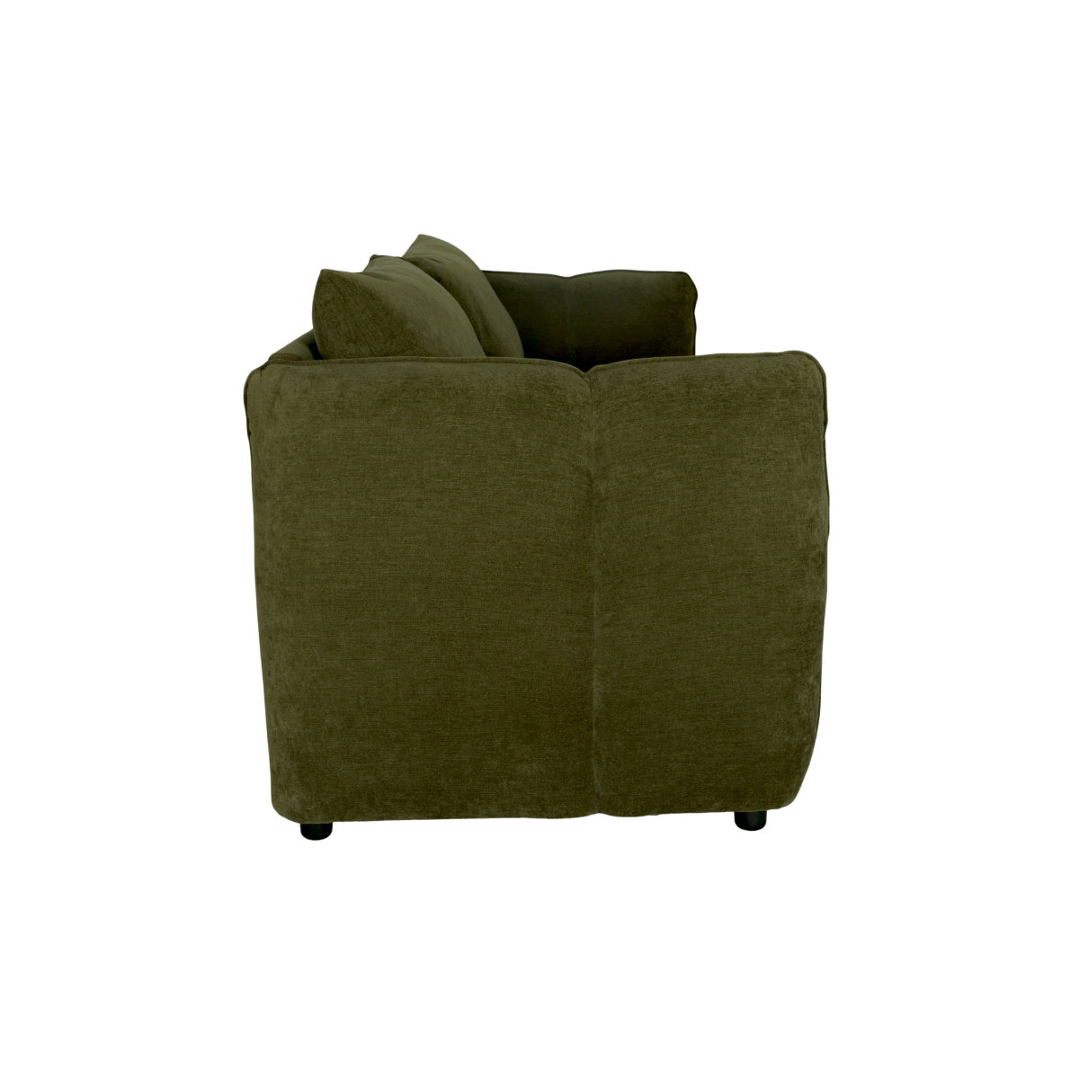 Canapé en velours vert Kaori