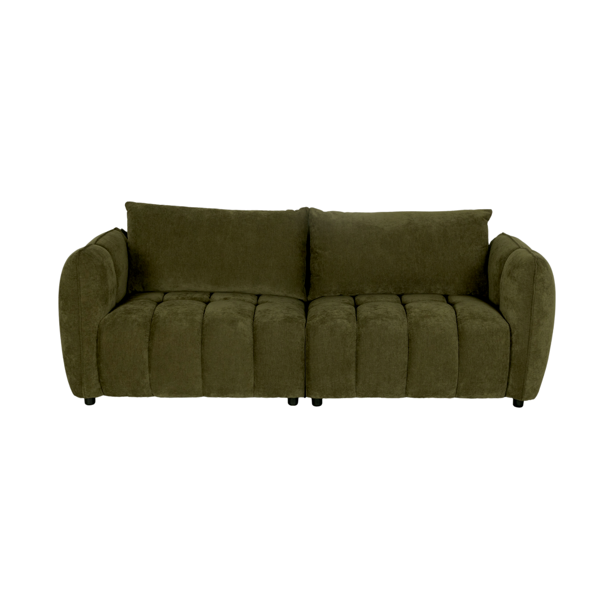 Canapé en velours vert Kaori