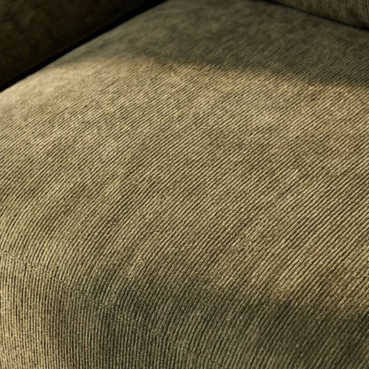 Canapé en tissu vert Solyne