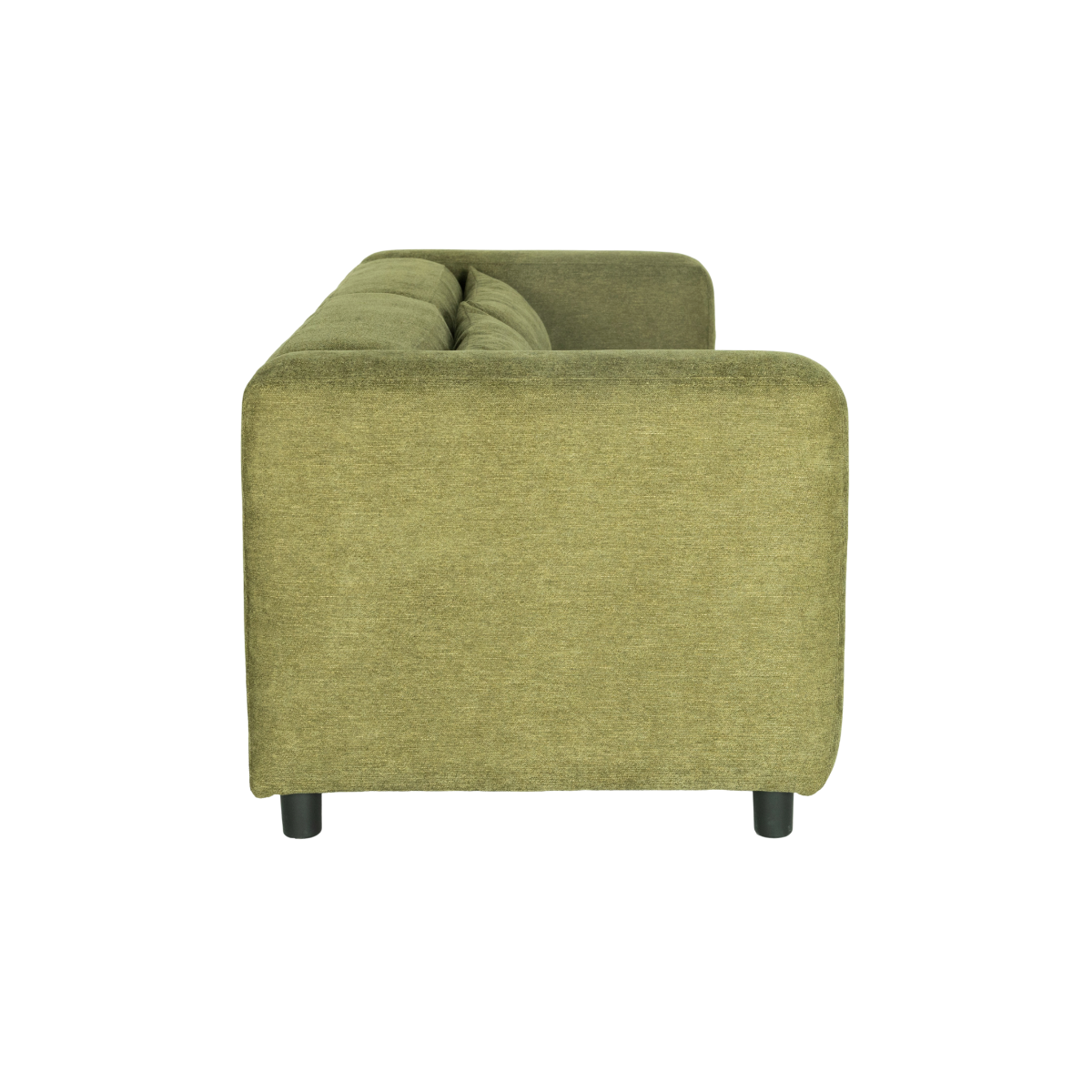 Canapé en tissu vert Solyne