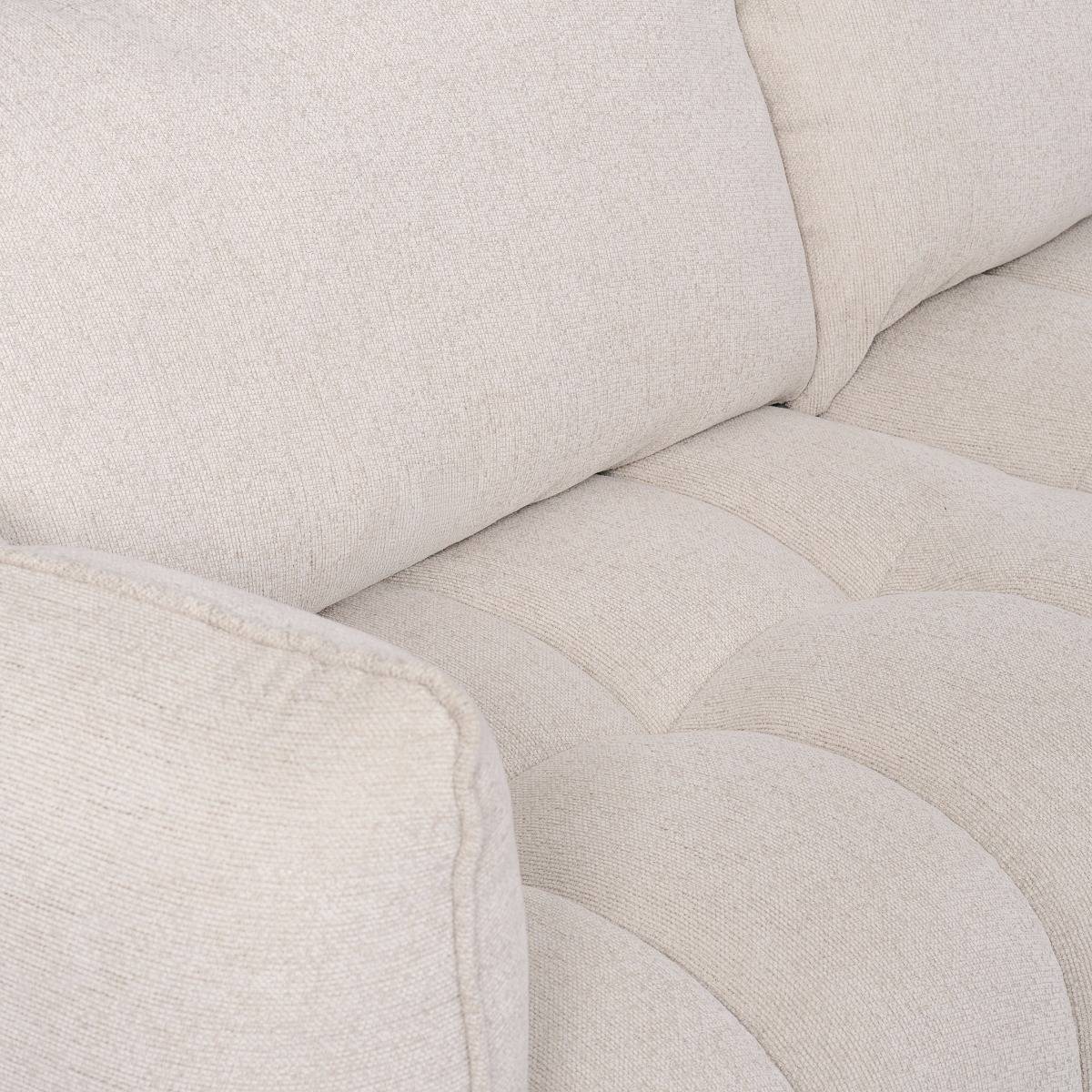 Canapé en tissu beige Kaori