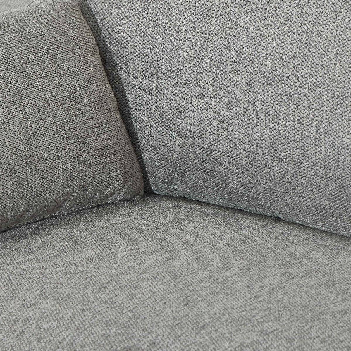 Canapé en tissu gris clair Eydan