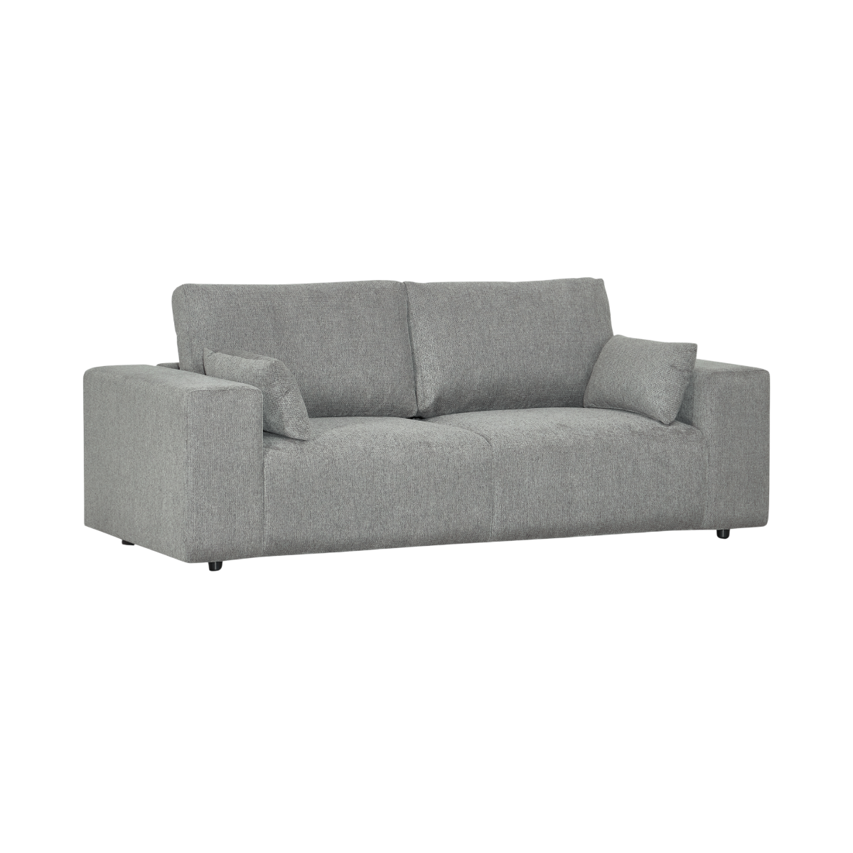 Canapé en tissu gris clair Eydan