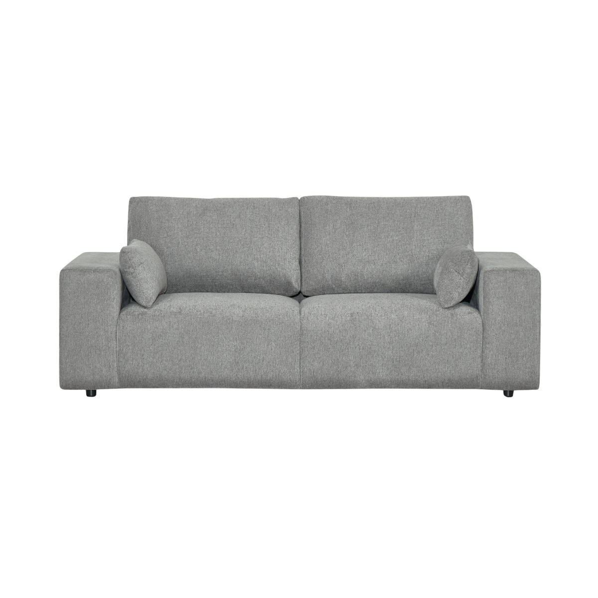 Canapé en tissu gris clair Eydan