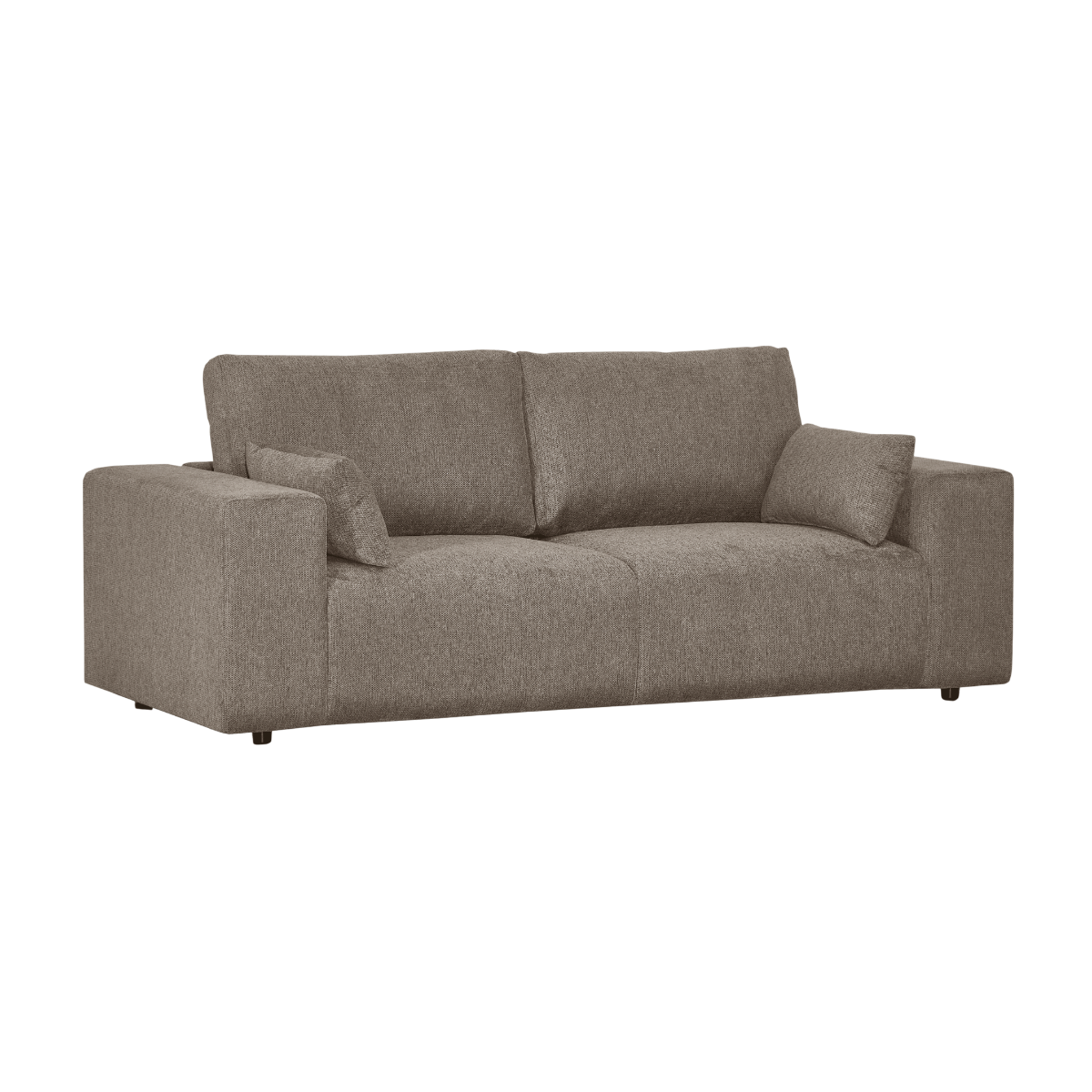 Canapé en tissu marron clair Eydan