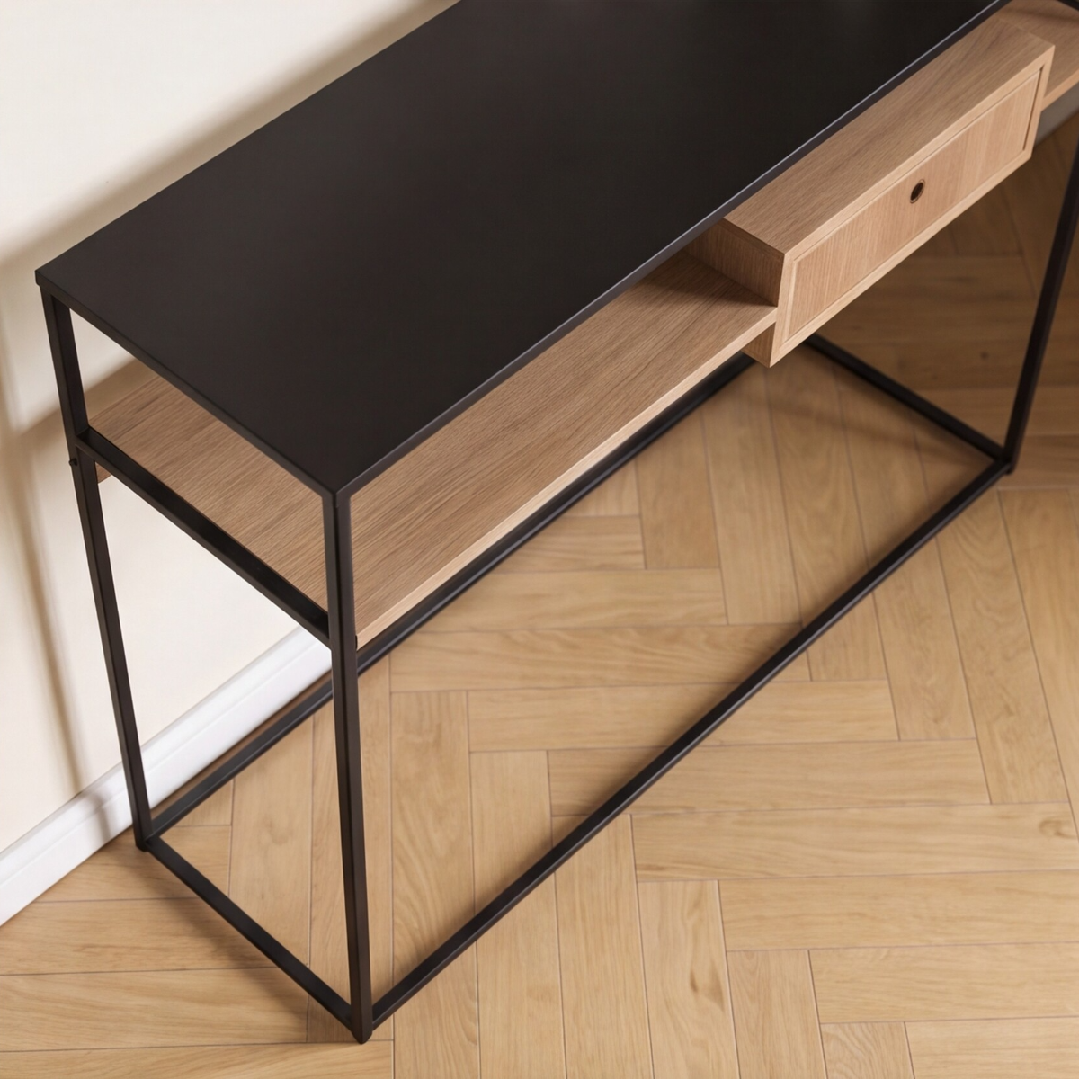 Console en bois et métal Ortense