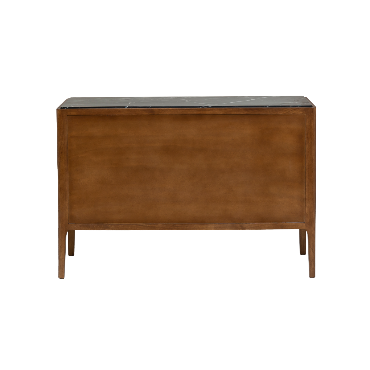 Buffet en bois de manguier et marbre noir Roch