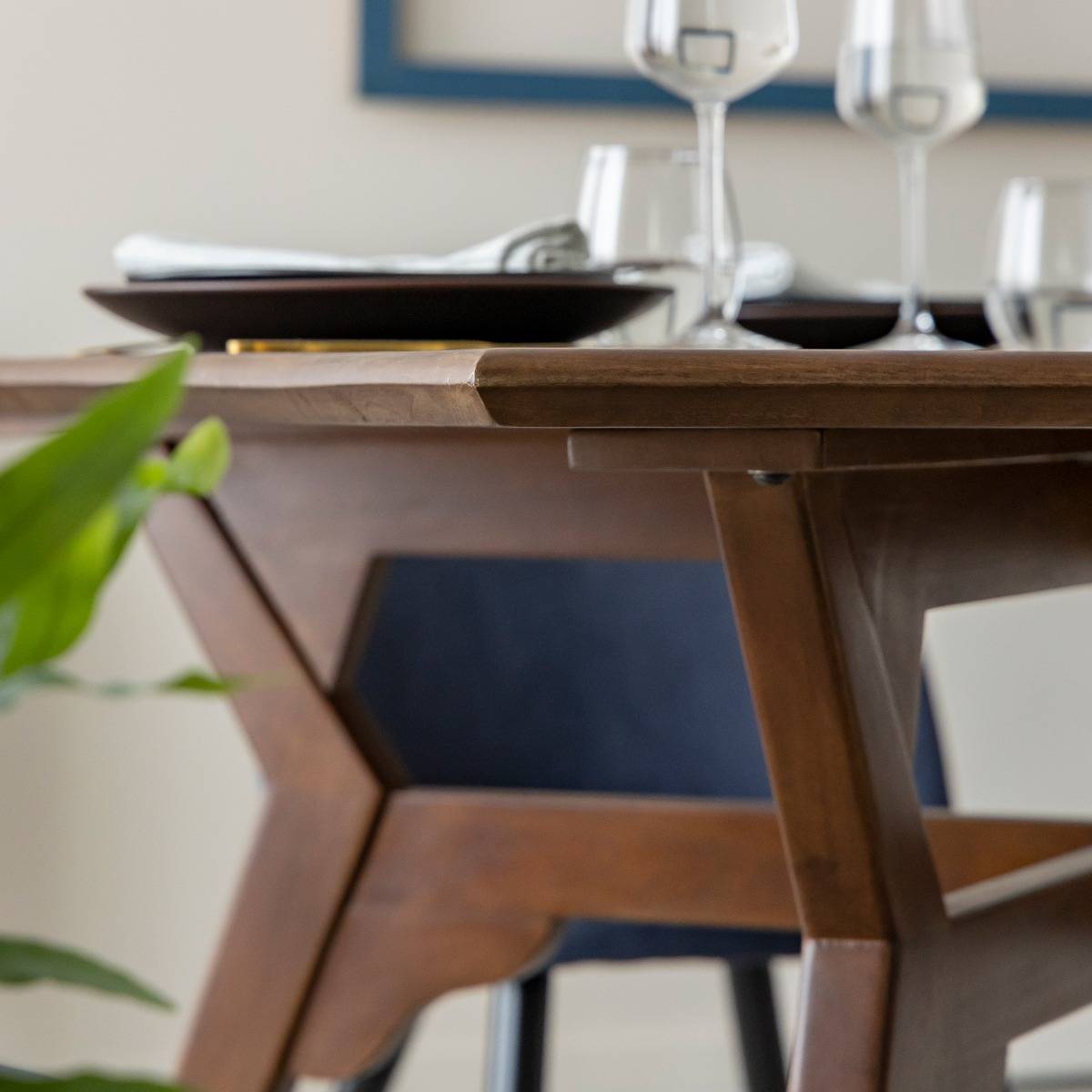 Table à manger en bois de manguier Hava