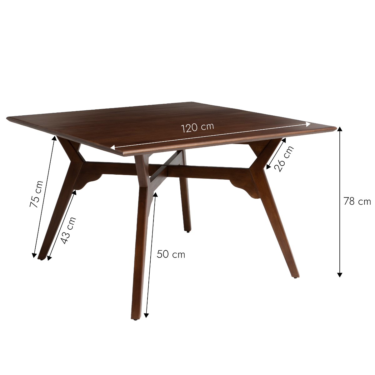 Table à manger en bois de manguier Hava