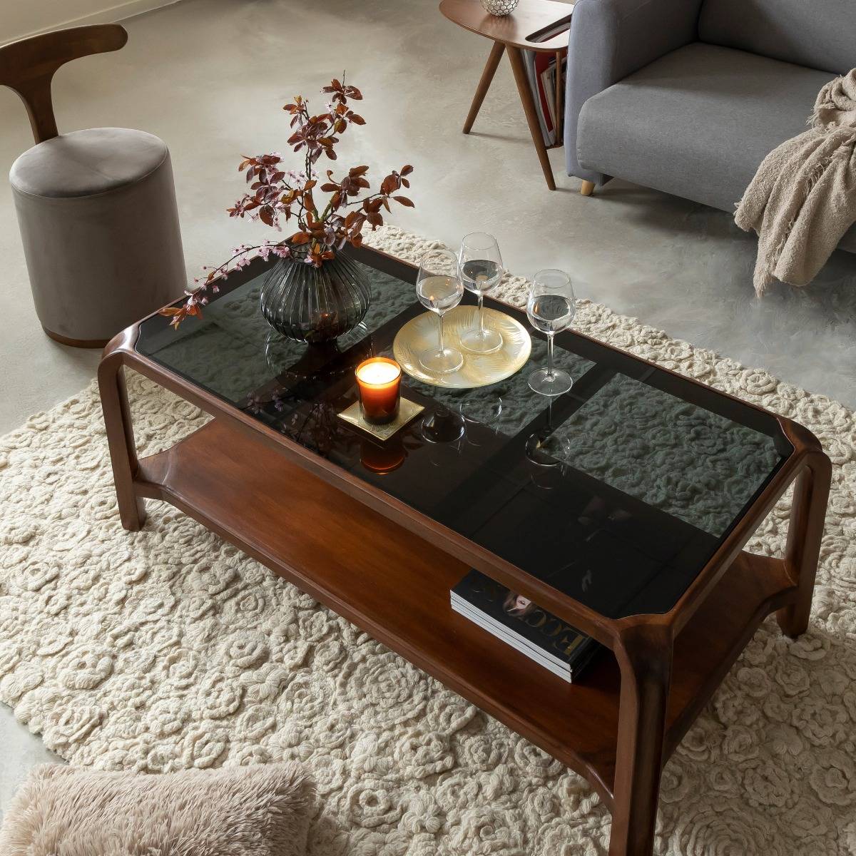 Table basse en bois de manguier Onane