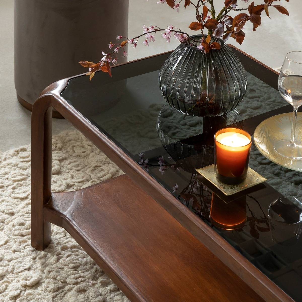 Table basse en bois de manguier Onane