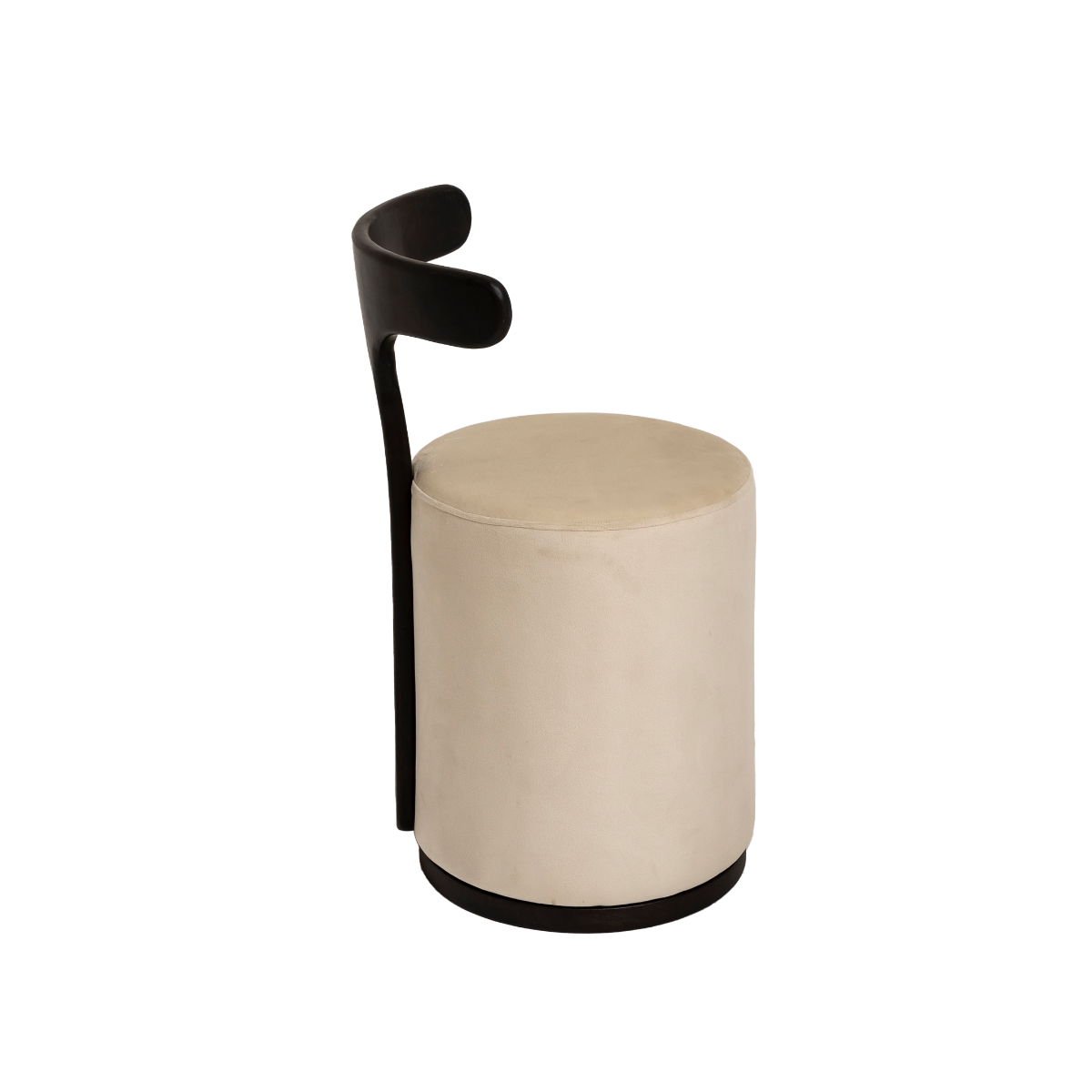 Petit Fauteuil blanc en manguier Adonis