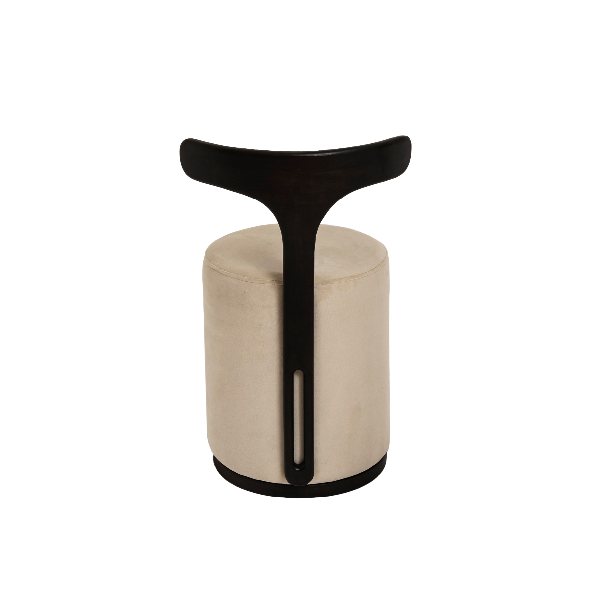 Petit Fauteuil blanc en manguier Adonis