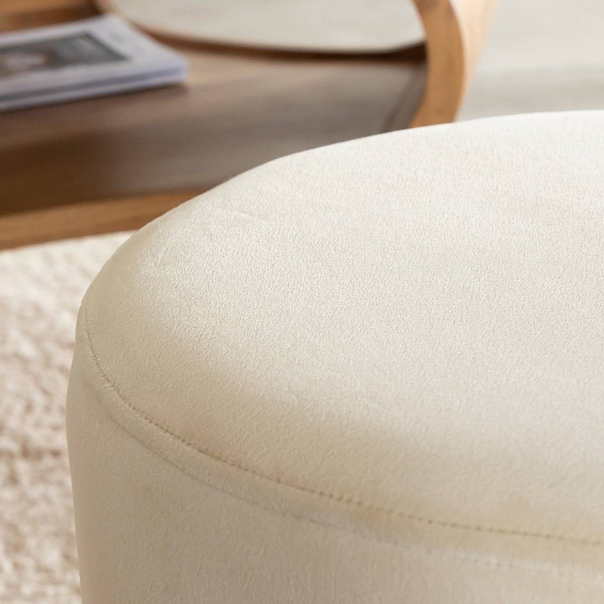 Petit Fauteuil blanc en manguier Adonis