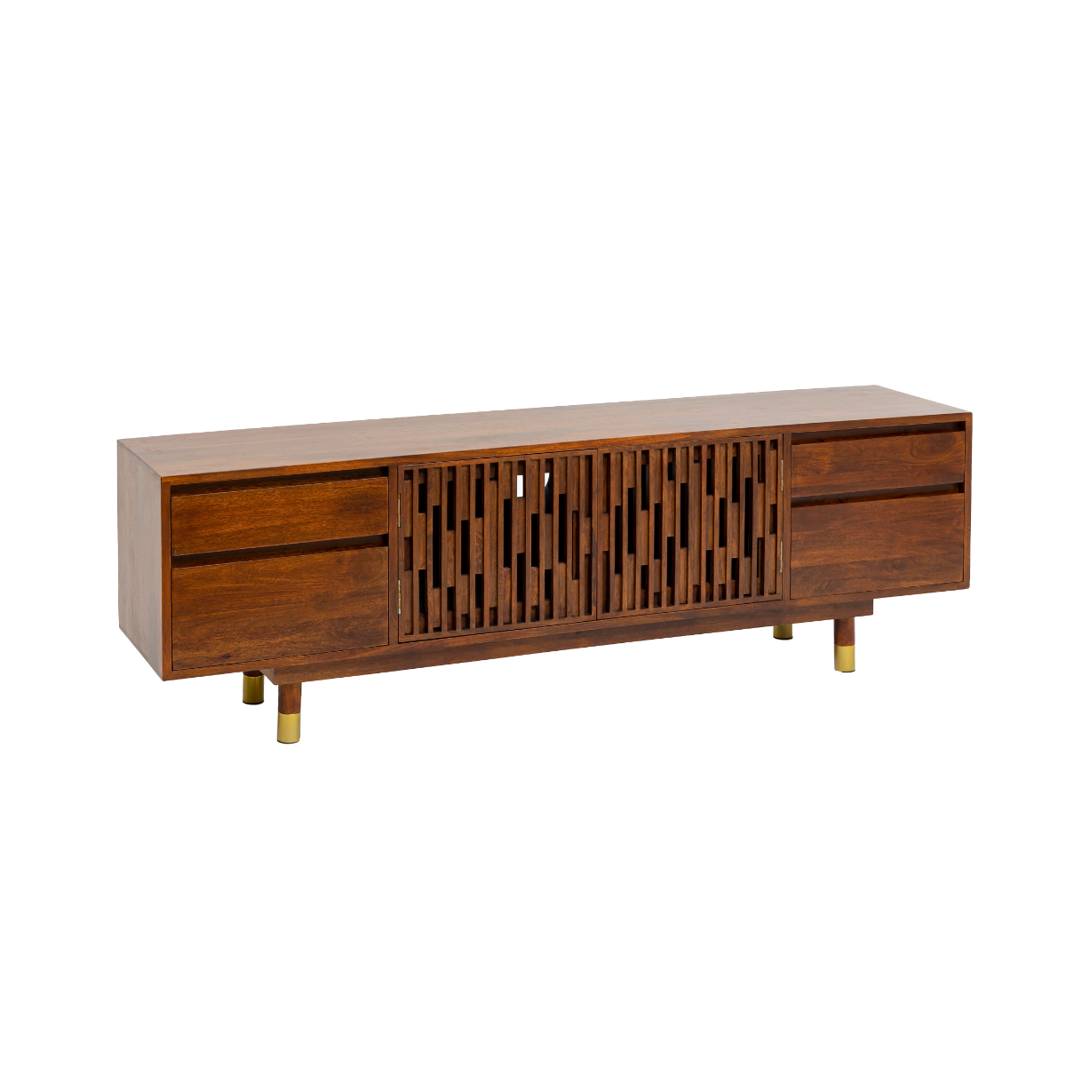 Meuble TV en bois de manguier Xabi