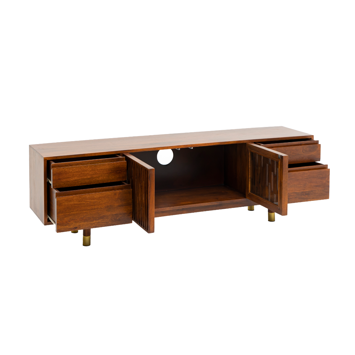 Meuble TV en bois de manguier Xabi