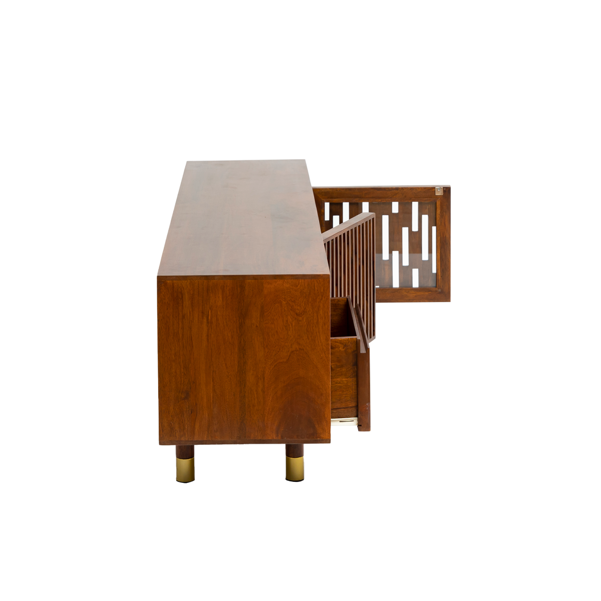Meuble TV en bois de manguier Xabi