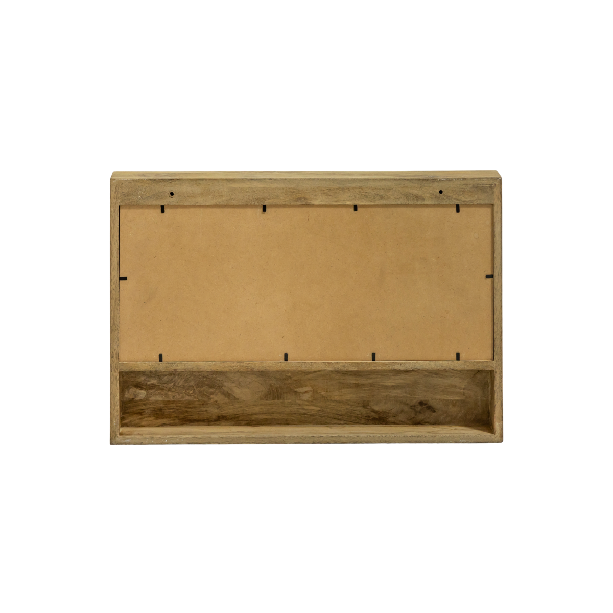 Porte-manteau en bois de manguier avec miroir Marley