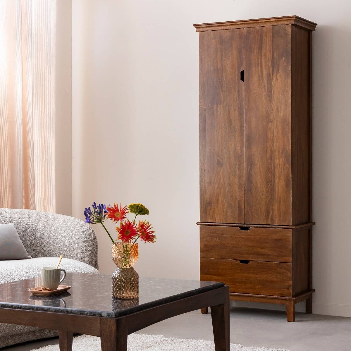 Armoire en bois de manguier Remick