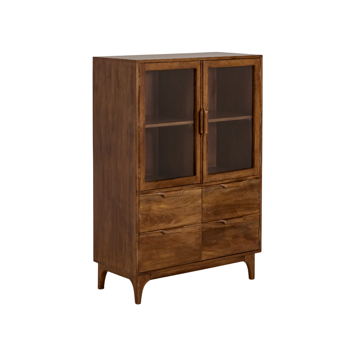 Vitrine en bois de manguier Remick
