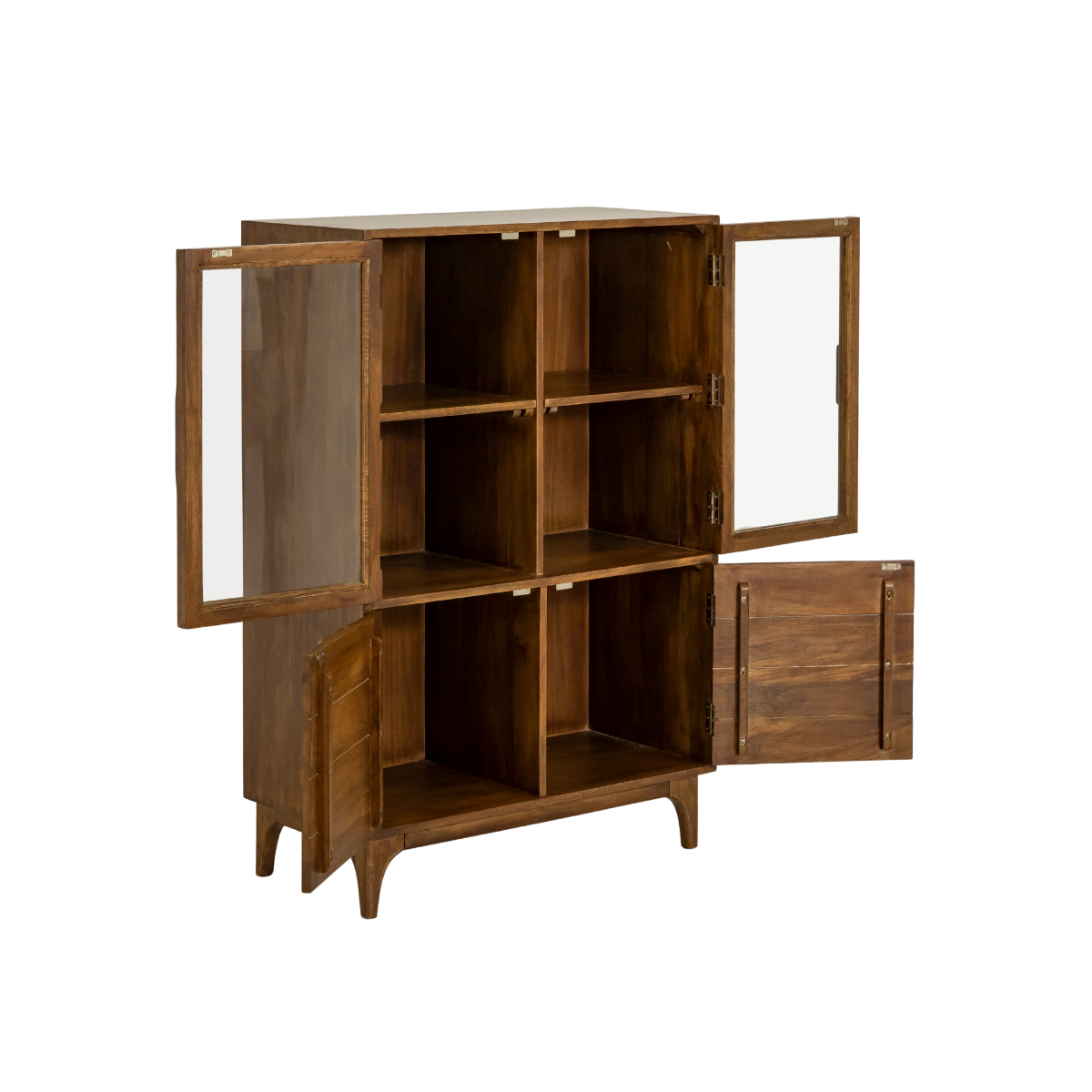 Vitrine en bois de manguier Remick