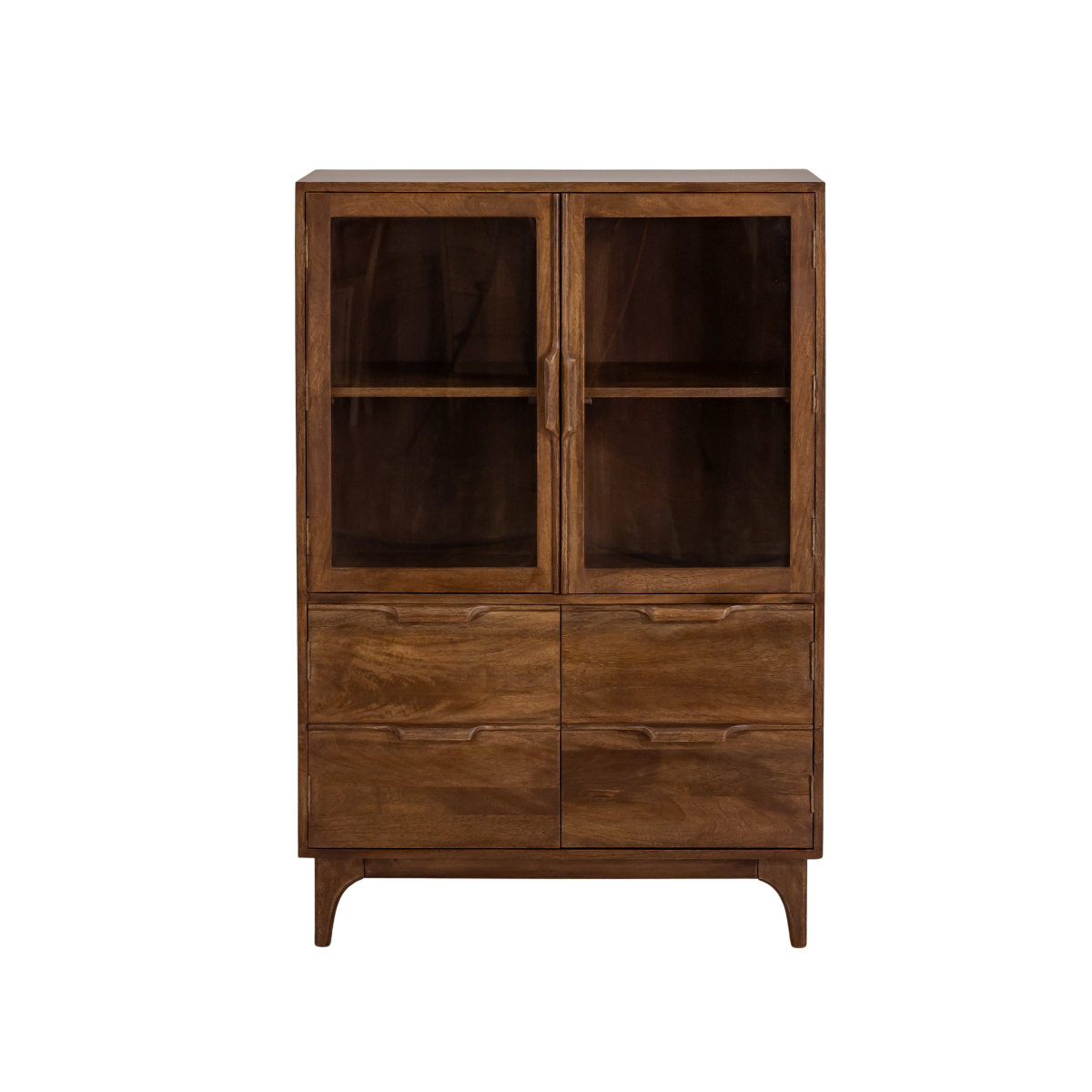Vitrine en bois de manguier Remick