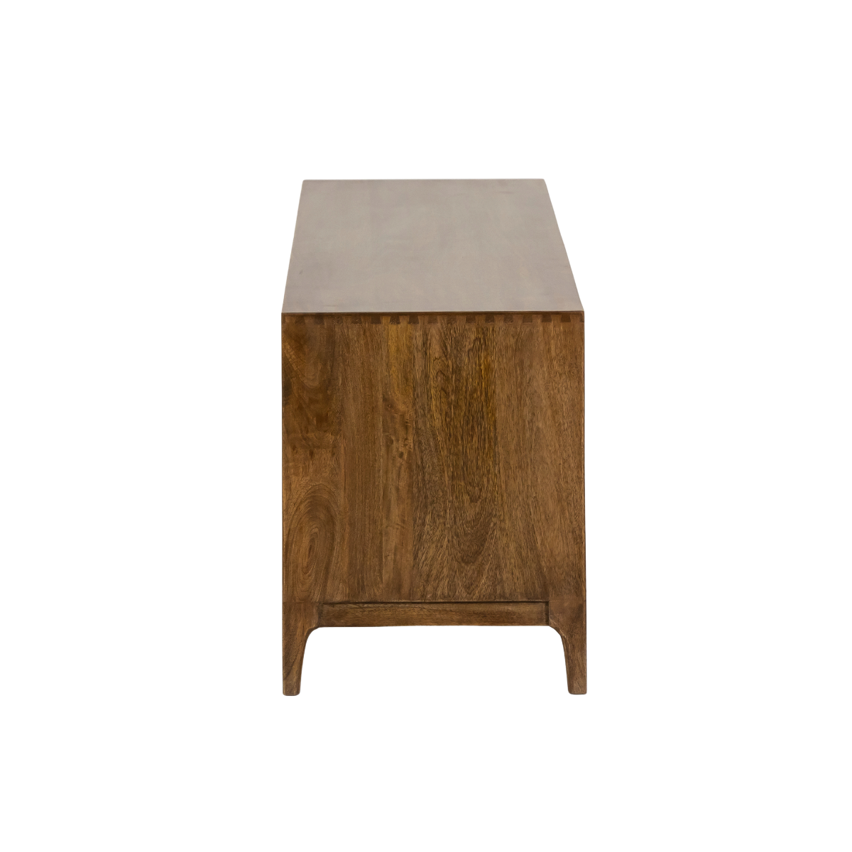 Meuble TV 2 niches en bois de manguier Remick