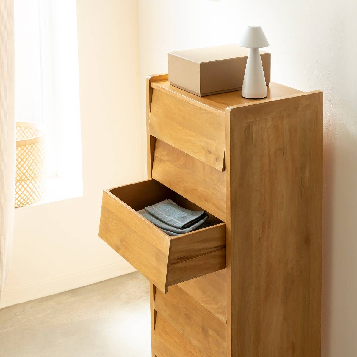 Chiffonnier en bois de manguier Hera